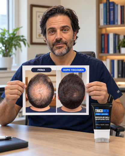TRICOMEN – Siero Ricrescita Capelli con Applicatore a Setole