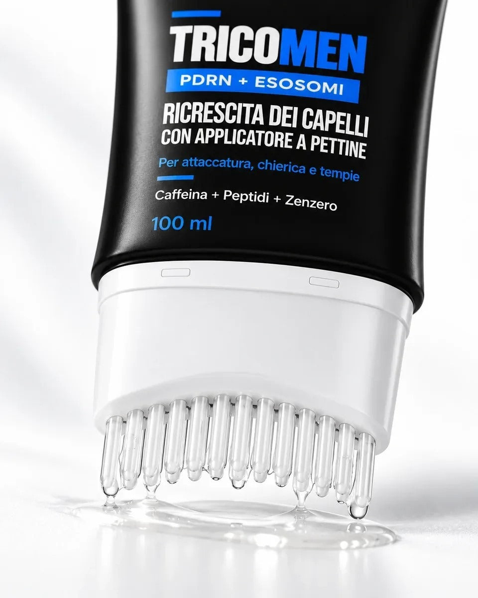 Applicatore TRICOMEN direttamente sulla cute